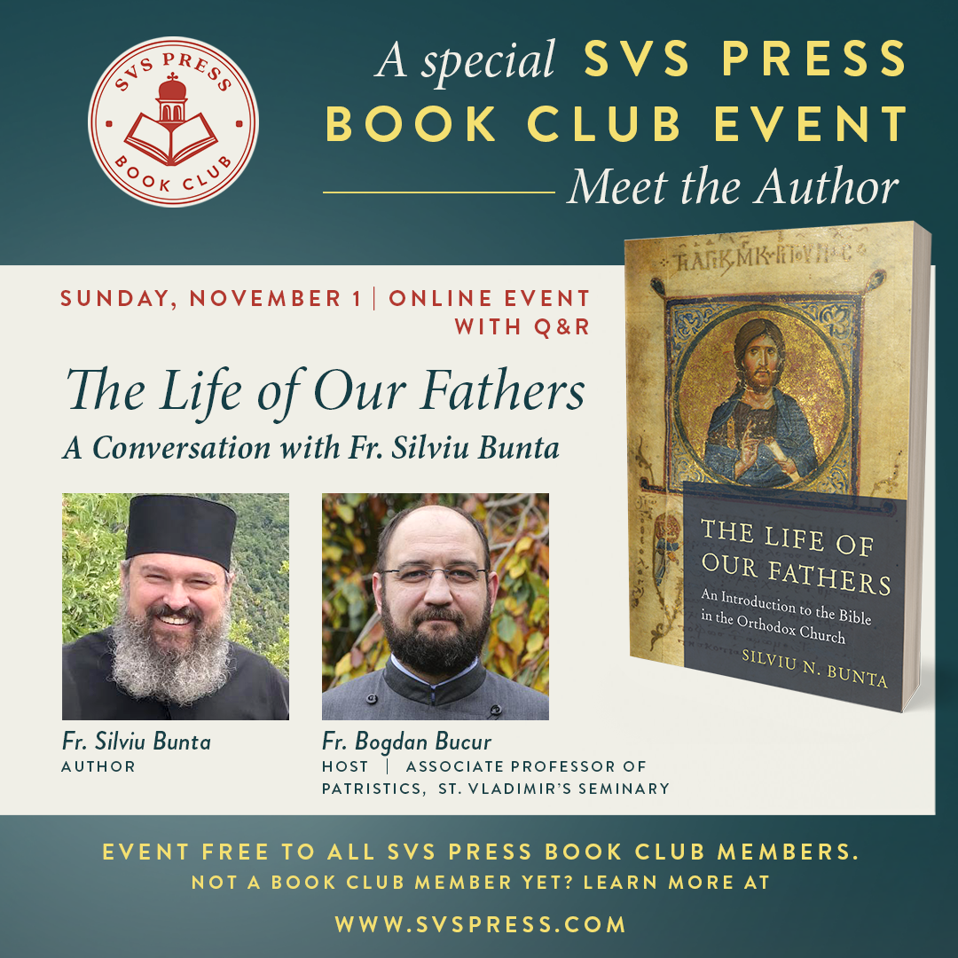 Meet the Author: Fr. Silviu Bunta, SVS Press Book Club online discussion, November 1